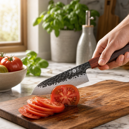 YIZEMA Damascus Santoku